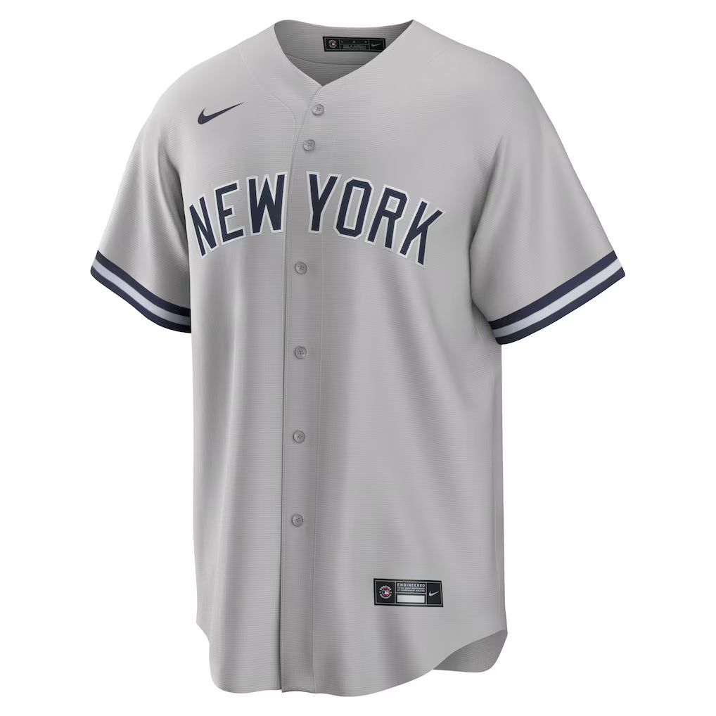 New York Yankees Road Replica Team Jersey - Gray