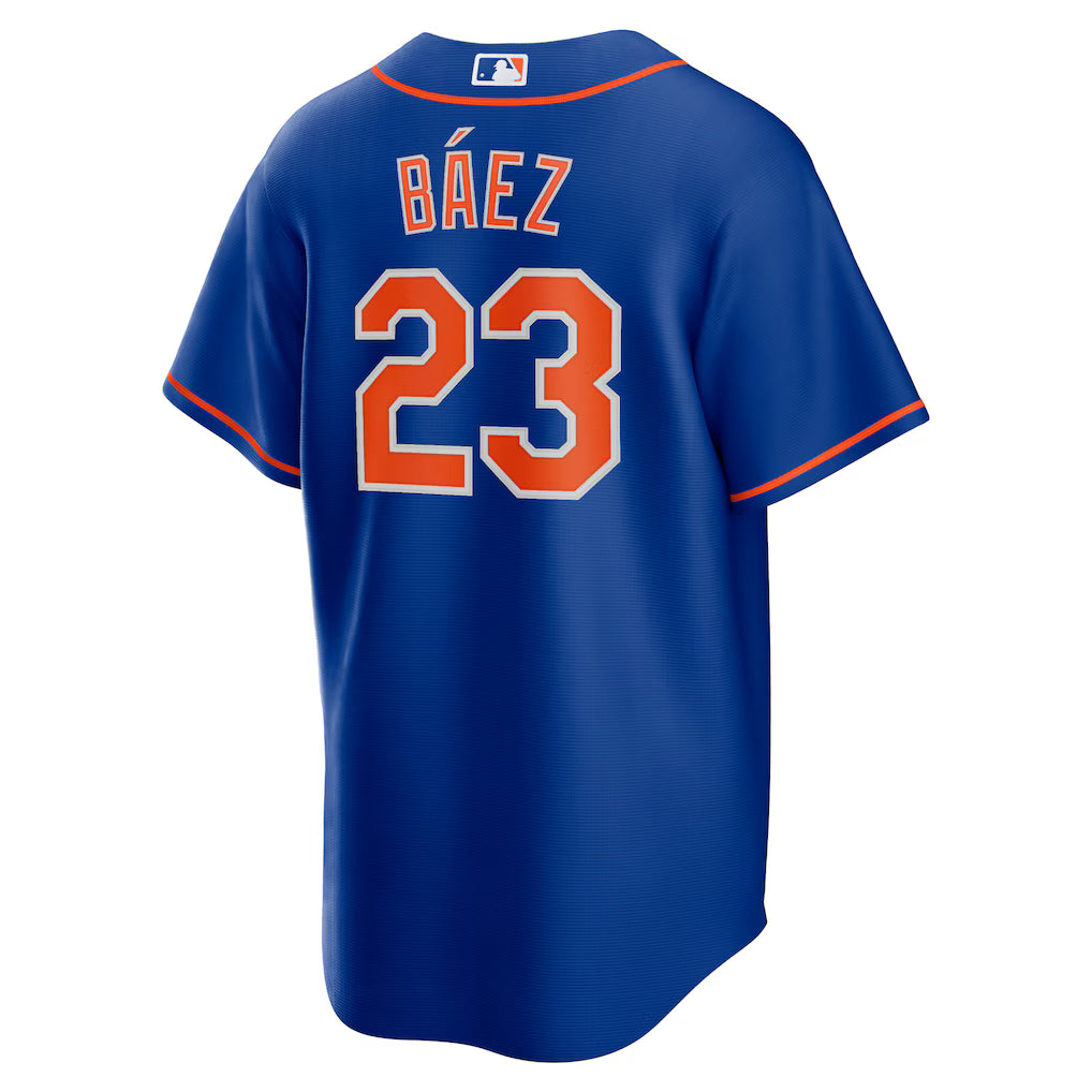 Men's New York Mets Javier Báez Royal Alternate Official Replica Player Jersey