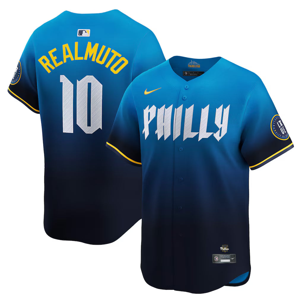 Men's Philadelphia Phillies J.T. Realmuto Navy City Connect Limited Jersey