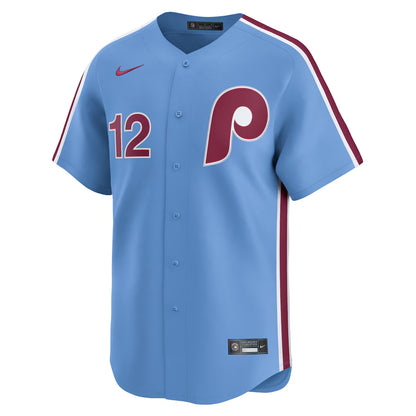 Men's Philadelphia Phillies Kyle Schwarber White Home Limited Player Jersey