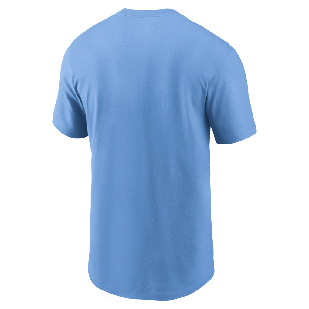 Men's St. Louis Cardinals Light Blue Fuse Wordmark T-Shirt