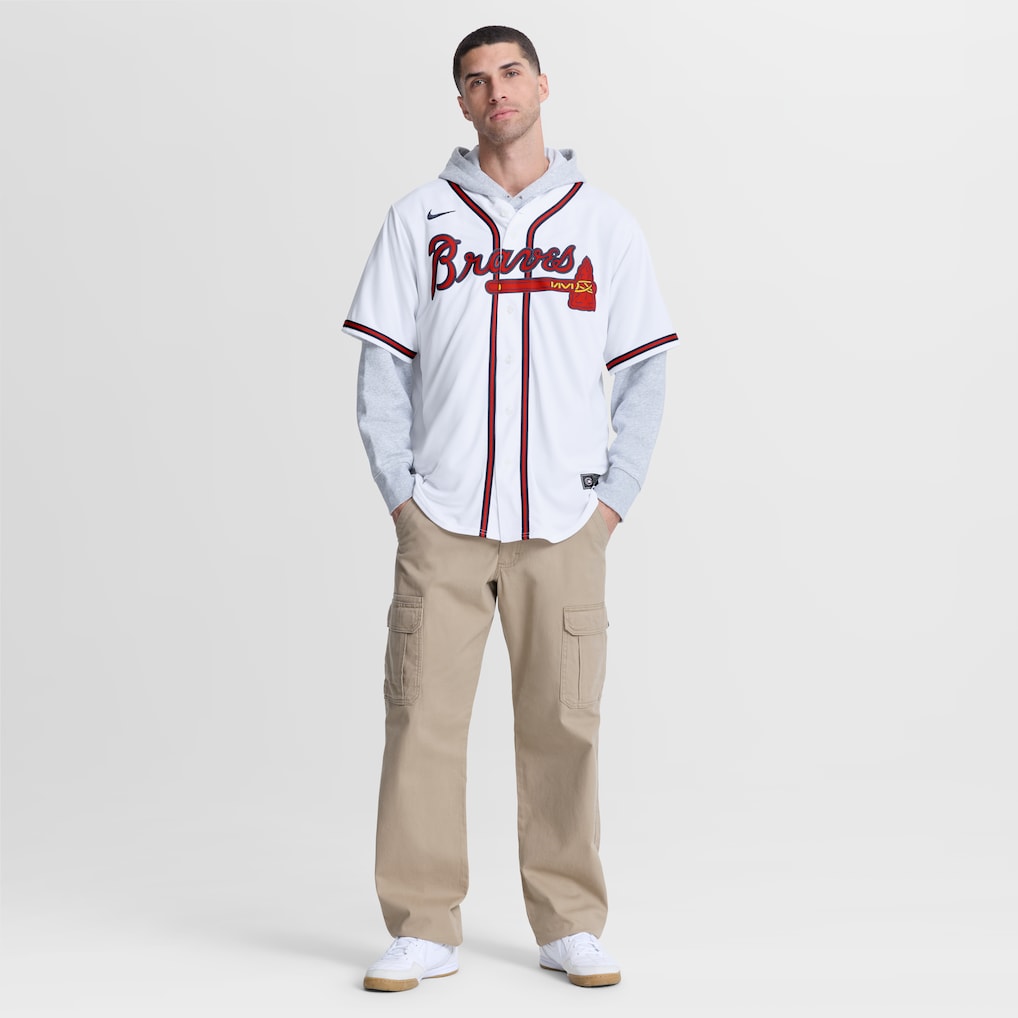 Men's Atlanta Braves Matt Olson White Home Replica Jersey
