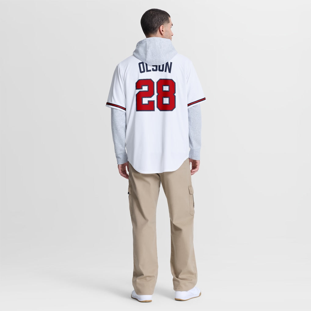 Men's Atlanta Braves Matt Olson White Home Replica Jersey