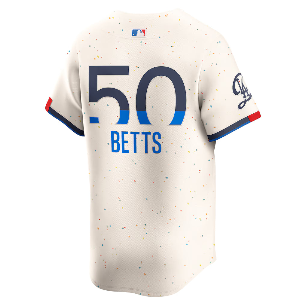 Men's Los Angeles Dodgers Mookie Betts Cream City Connect Limited Player Jersey