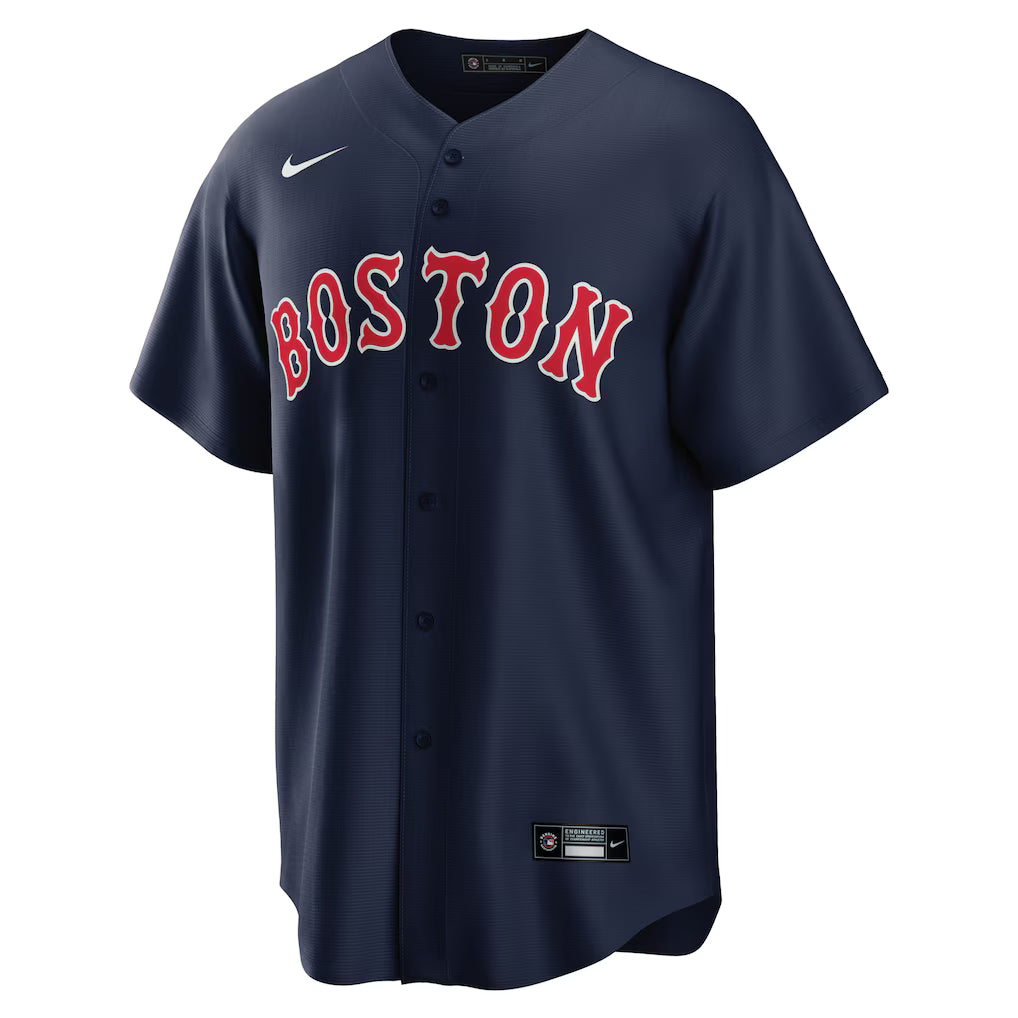 Men's Boston Red Sox Mookie Betts Navy Alternate Replica Player Name Jersey