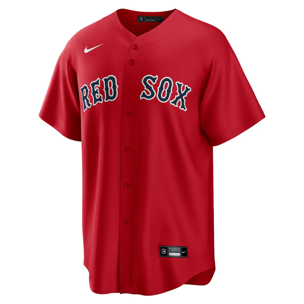 Men's Boston Red Sox Mookie Betts Red Alternate Replica Player Name Jersey