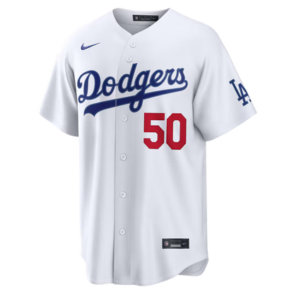Men's Los Angeles Dodgers Mookie Betts White Home Stadium Jersey