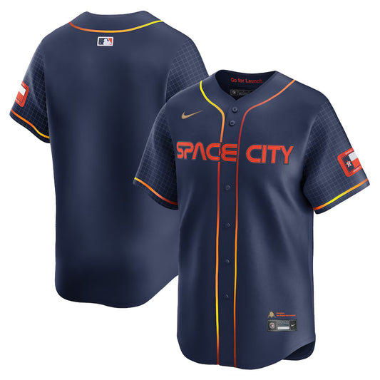 Men's Houston Astros Navy City Connect Limited Jersey