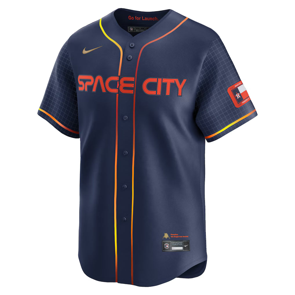 Men's Houston Astros Navy City Connect Limited Jersey