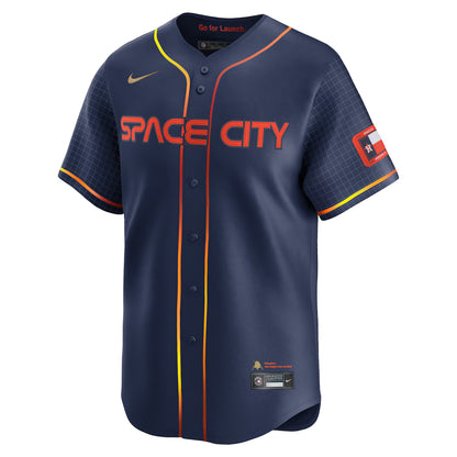 Men's Houston Astros Navy City Connect Limited Jersey