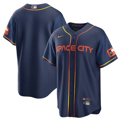 Men's Houston Astros Navy City Connect Replica Jersey