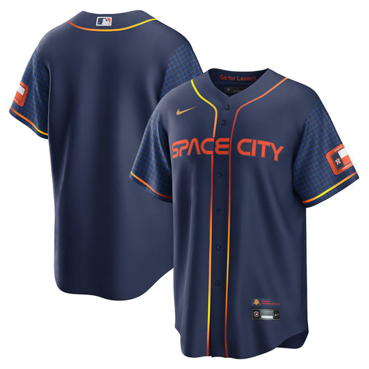 Men's Houston Astros Navy City Connect Replica Jersey