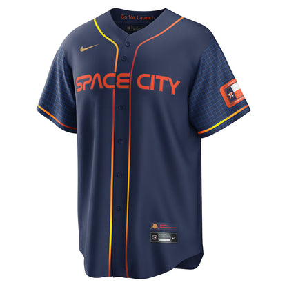 Men's Houston Astros Navy City Connect Replica Jersey