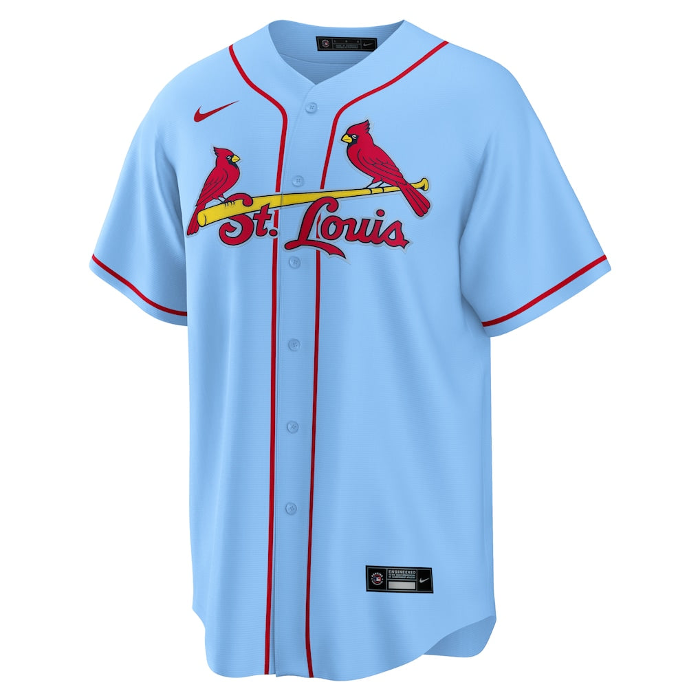 Men's St. Louis Cardinals Nolan Arenado Light Blue Alternate Official Replica Player Jersey
