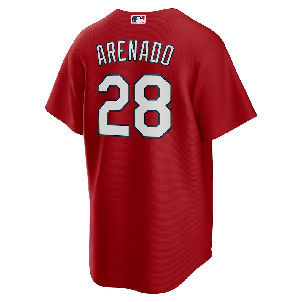 Men's St. Louis Cardinals Nolan Arenado Red Alternate Official Replica Player Jersey