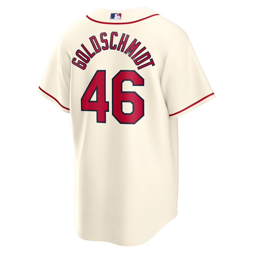 Men's St. Louis Cardinals Paul Goldschmidt Cream Alternate Replica Player Name Jersey
