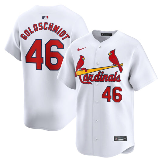 Men's St. Louis Cardinals Paul Goldschmidt White Home Limited Player Jersey