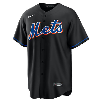 Men's New York Mets Pete Alonso Black 2022 Alternate Replica Player Jersey