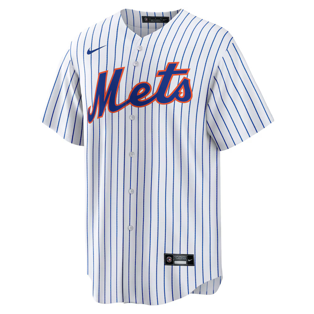 Men's New York Mets Pete Alonso White Home Replica Player Name Jersey