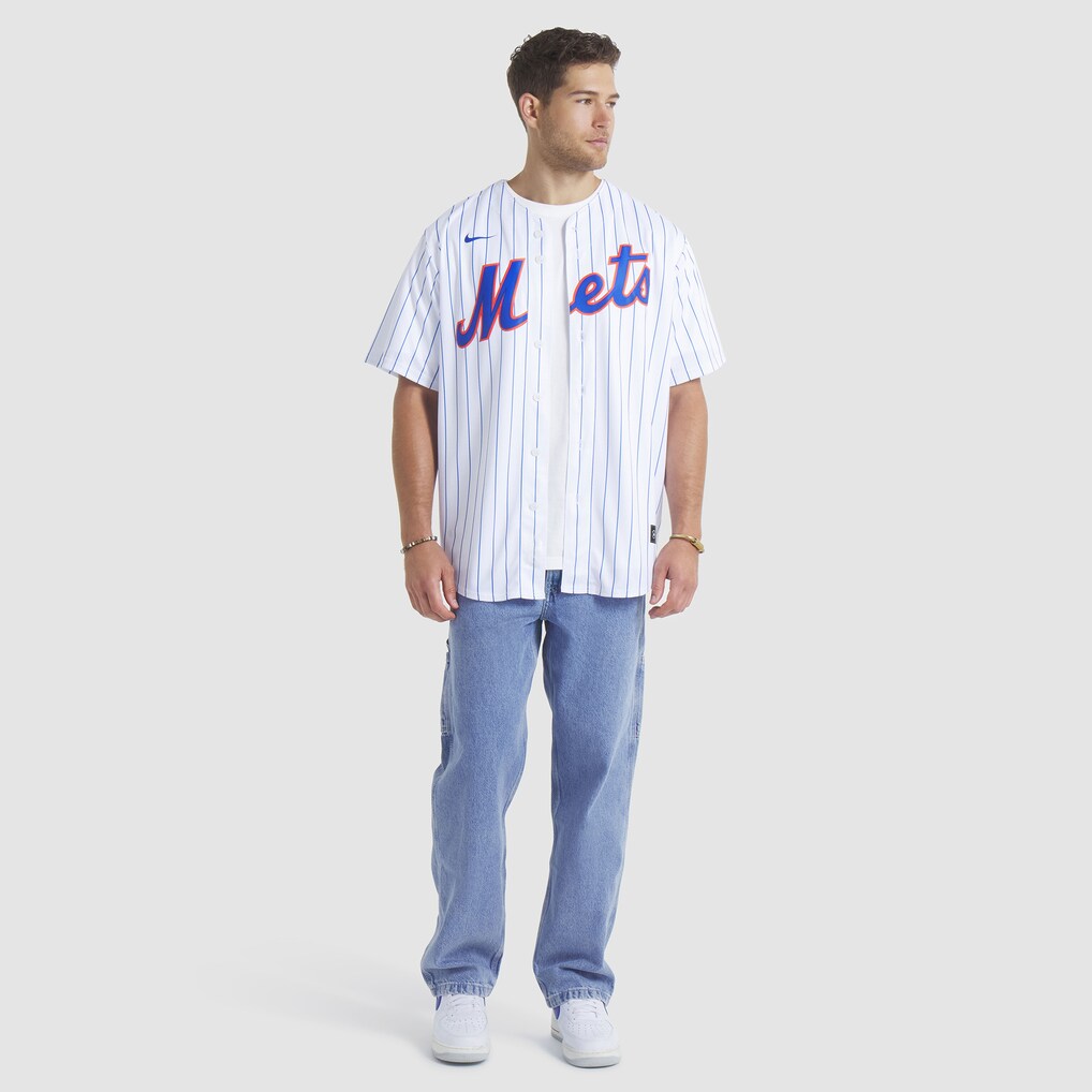 Men's New York Mets Pete Alonso White Home Replica Player Name Jersey
