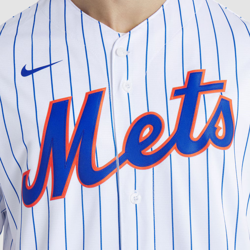Men's New York Mets Pete Alonso White Home Replica Player Name Jersey