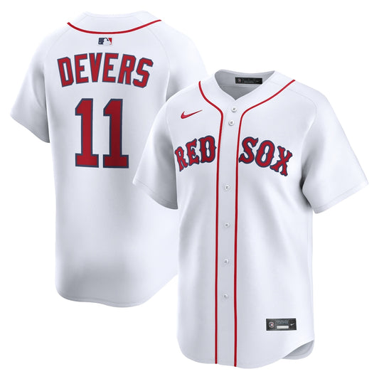 Men's Boston Red Sox Rafael Devers White Home Limited Player Jersey