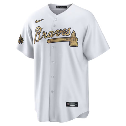 Men's Ronald Acuña Jr. White Atlanta Braves 2022 MLB All-Star Game Replica Player Jersey