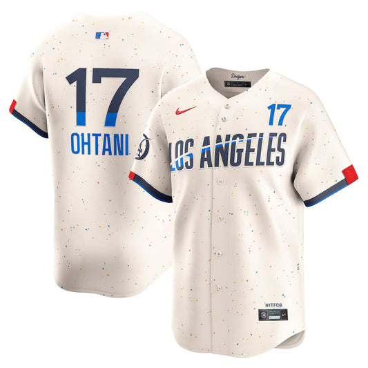 Men's Los Angeles Dodgers Shohei Ohtani Cream City Connect Limited Player Jersey