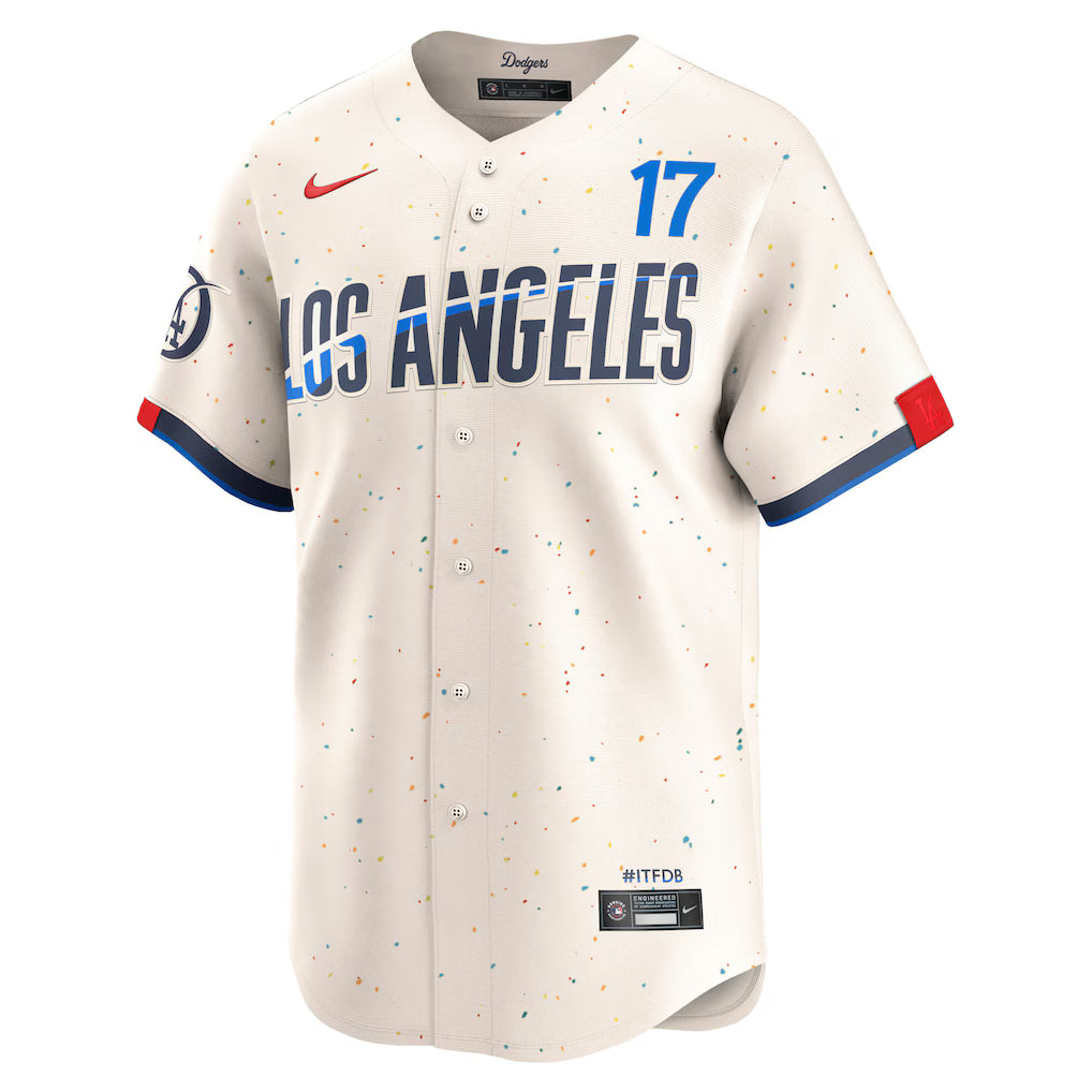 Men's Los Angeles Dodgers Shohei Ohtani Cream City Connect Limited Player Jersey