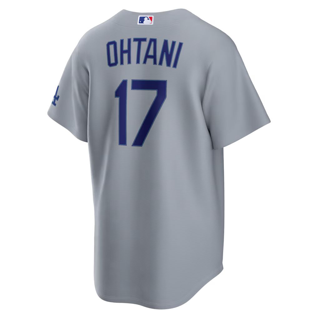 Men's Los Angeles Dodgers Shohei Ohtani Gray Road Stadium Jersey