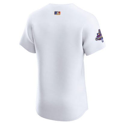 Men's Los Angeles Dodgers White 2025 Gold Collection Elite Jersey