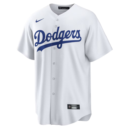Men's Los Angeles Dodgers Nike White Home Replica Custom Jersey