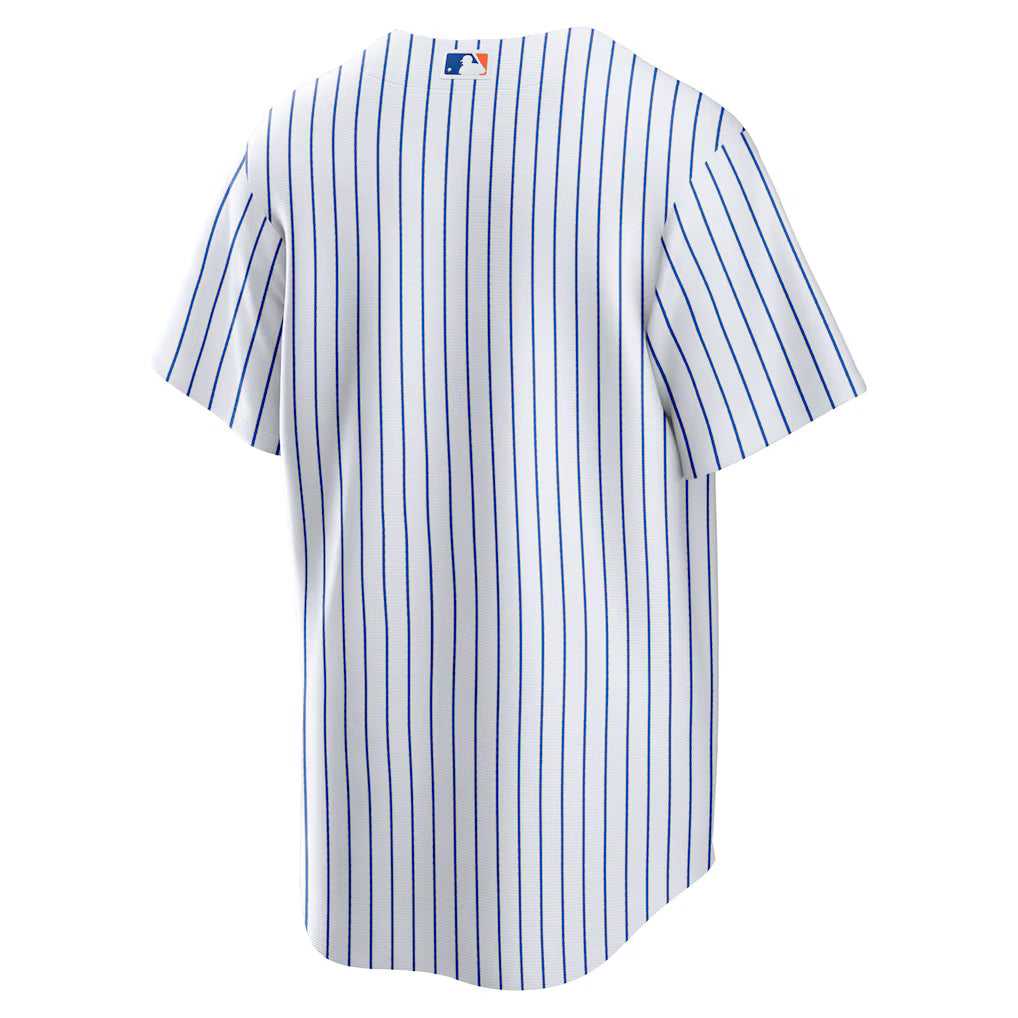 Men's New York Mets White Home Replica Team Jersey