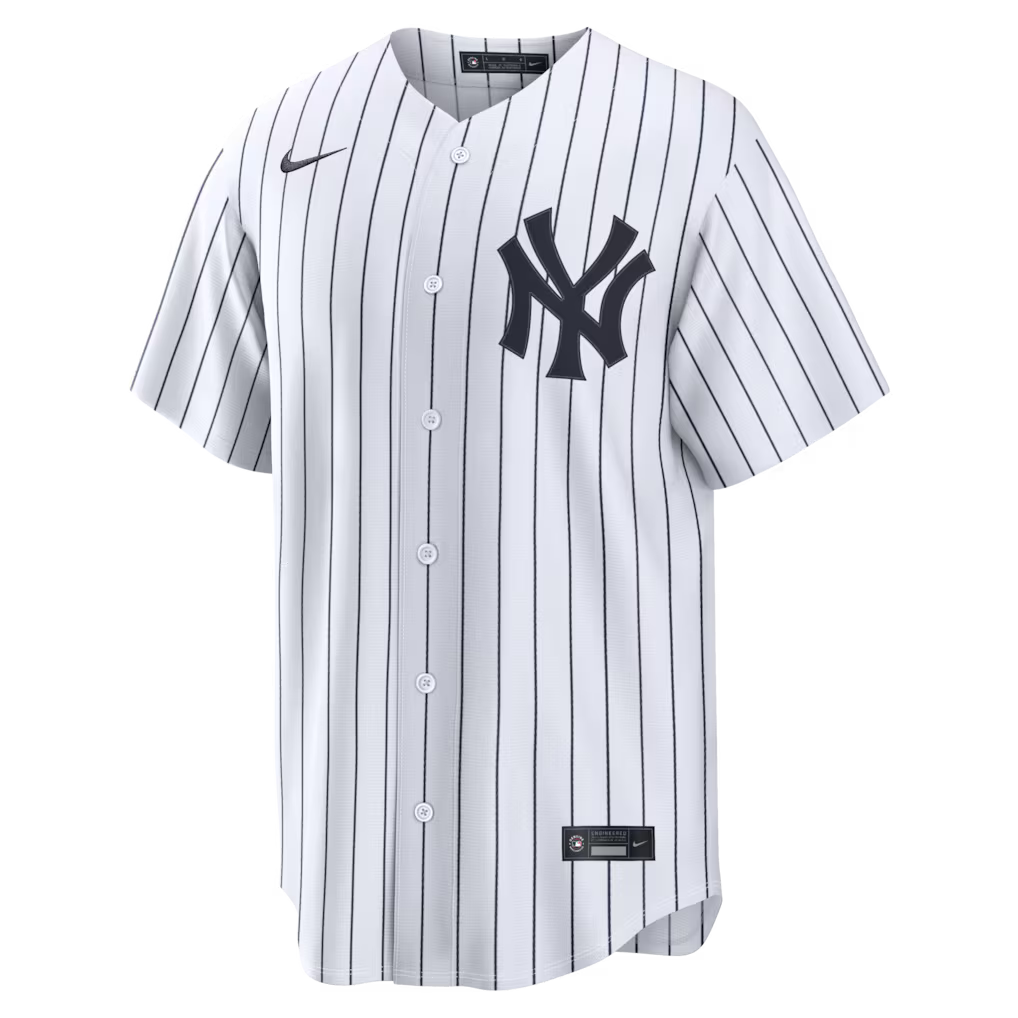 Men's New York Yankees Nike White Home Replica Custom Jersey
