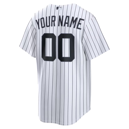 Men's New York Yankees Nike White Home Replica Custom Jersey