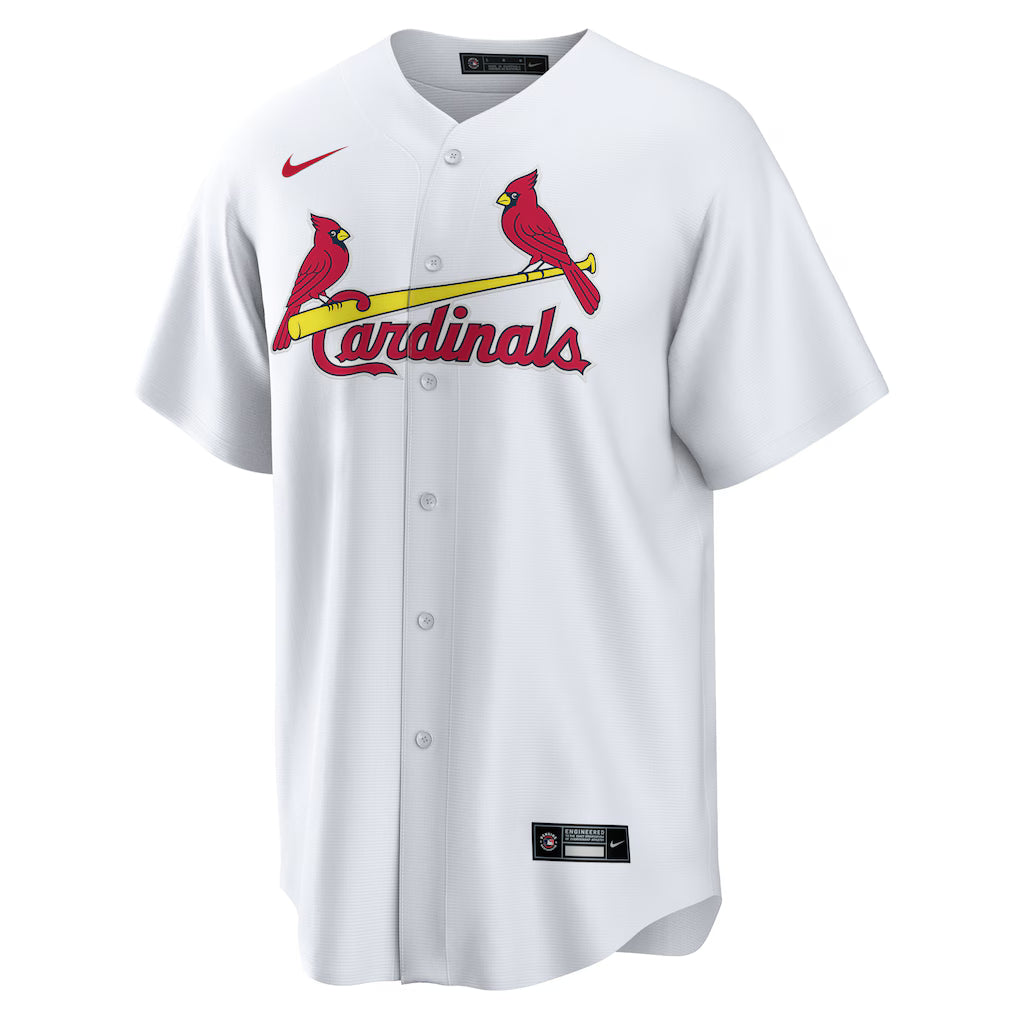 Men's St. Louis Cardinals White Home Replica Team Jersey