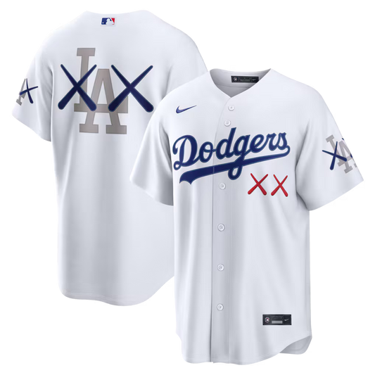 Men's Los Angeles Dodgers White Stadium Jersey