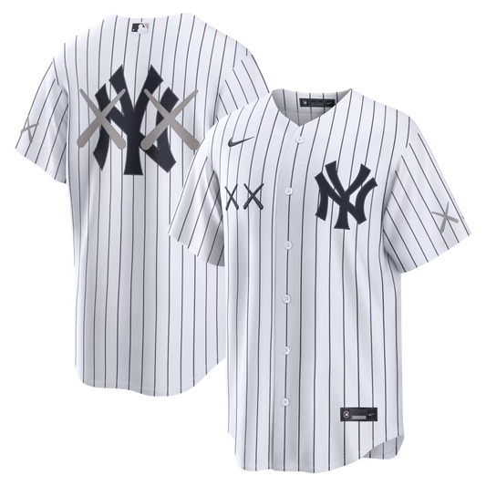 Men's New York Yankees Nike x KAWS White Stadium Jersey
