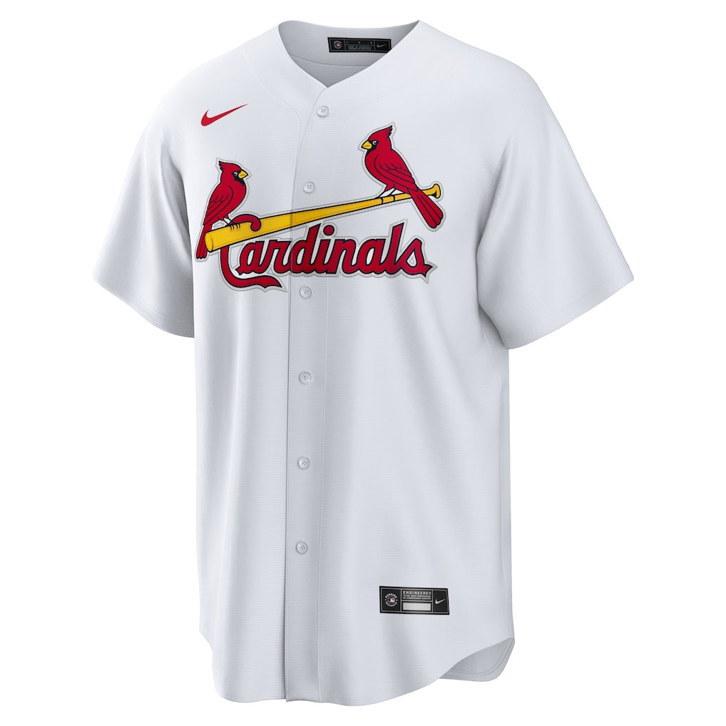 Men's St. Louis Cardinals Yadier Molina White Home Replica Retired Player Jersey