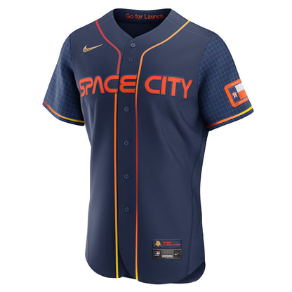 Men's Houston Astros Yordan Alvarez Navy City Connect Authentic Player Jersey