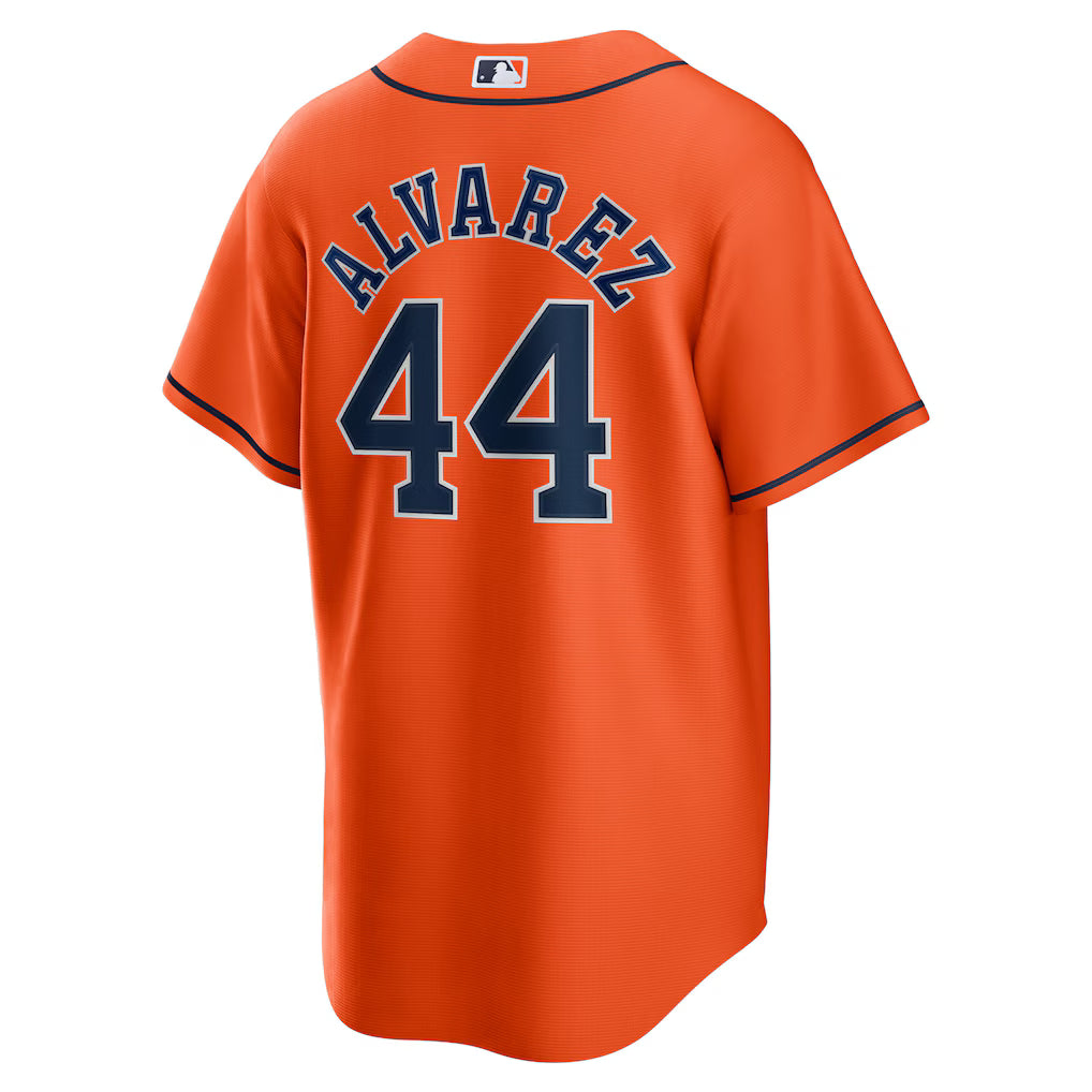 Men's Houston Astros Yordan Álvarez Orange Alternate Replica Player Jersey