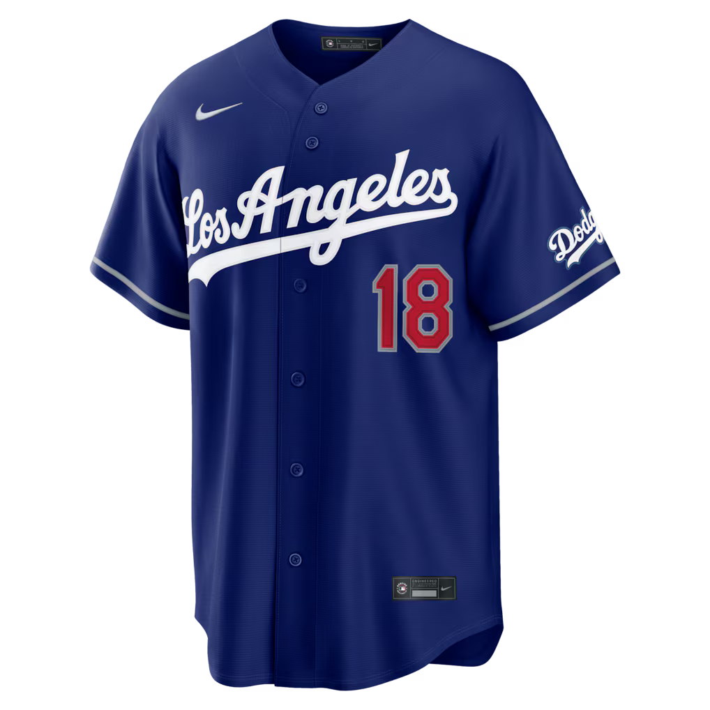 Men's Los Angeles Dodgers Yoshinobu Yamamoto Royal Alternate Stadium Jersey