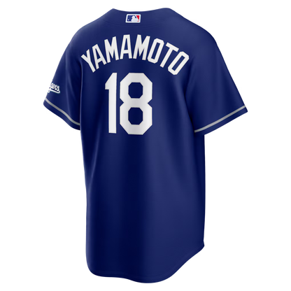 Men's Los Angeles Dodgers Yoshinobu Yamamoto Royal Alternate Stadium Jersey