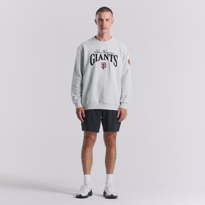 Men's San Francisco Giants lululemon Heathered Core Ultra Light Grey Steady State Sweatshirt
