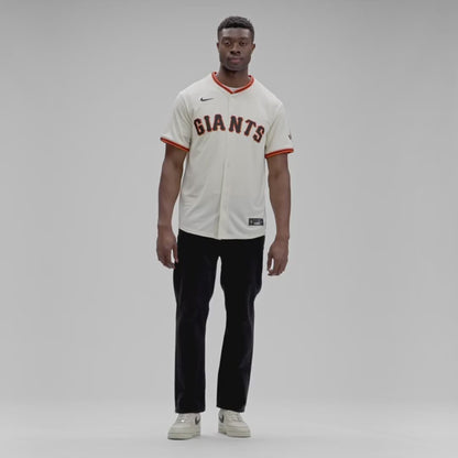 Men's San Francisco Giants Nike Cream Home Limited Jersey