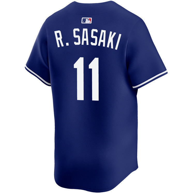 Roki Sasaki Los Angeles Dodgers Alternate Royal Limited Jersey