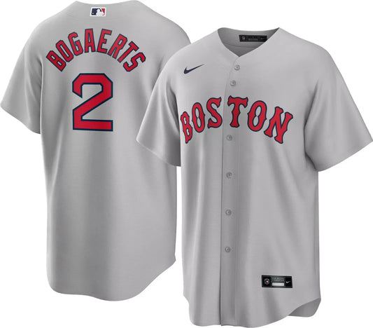 Xander Bogaerts Boston Red Sox Road Player Jersey Men's #2 2022 MLB Gray