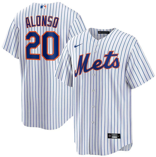 Men's New York Mets Pete Alonso White Home Elite Player Jersey