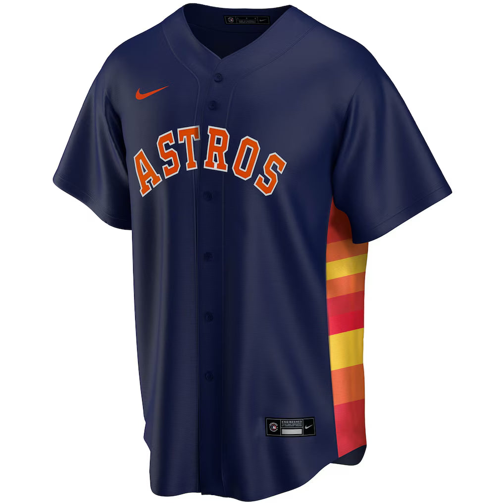 Men's Houston Astros Jose Altuve Navy Alternate 2 Elite Player Jersey