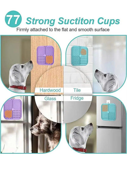 Summer Cooling Slow Feeder Pet Licking Mat with Suction Cups
